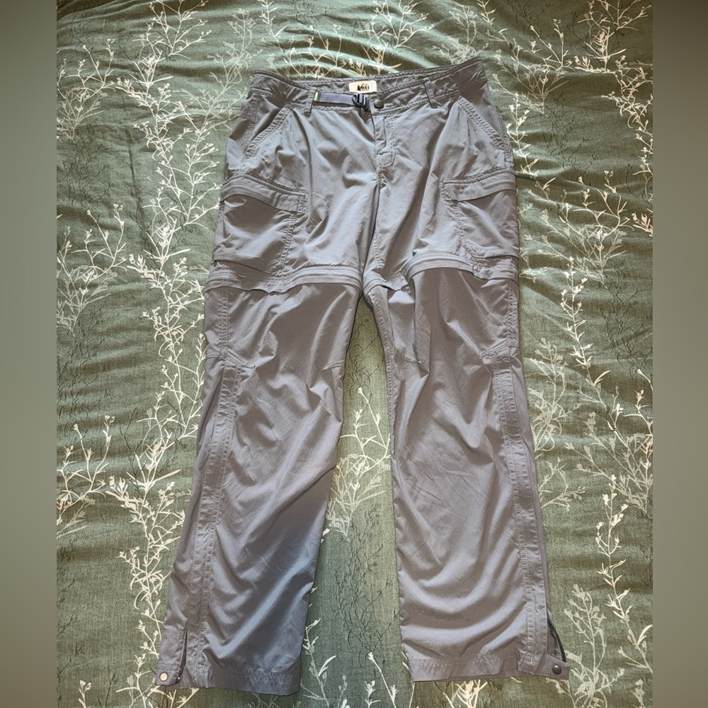 REI Convertible Hiking Pants - Gray